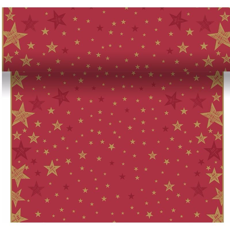 Tafelloper, kerstprint, Star, Red, christmas, , x mass