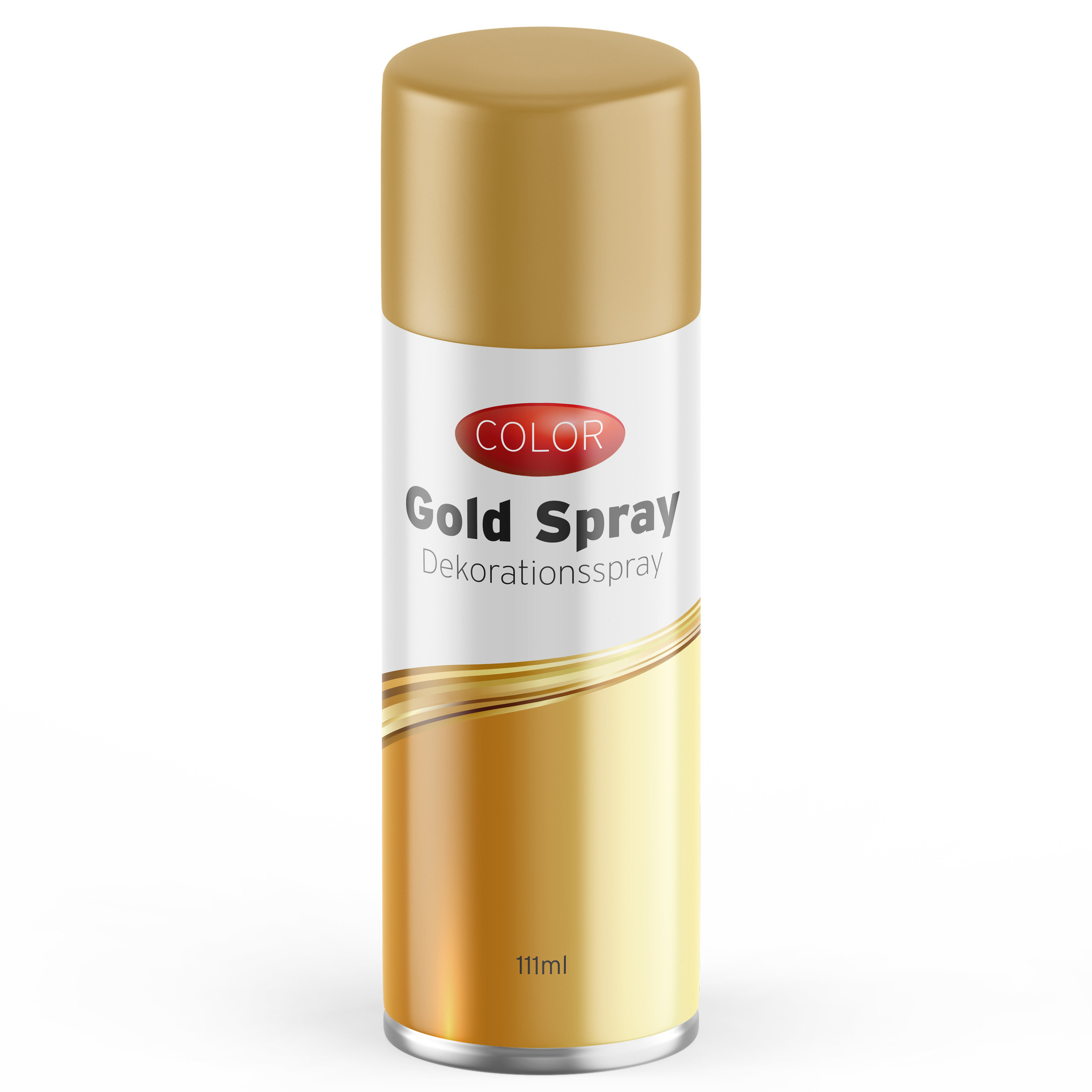 Decoratie spray goud/goudspray 111 ml