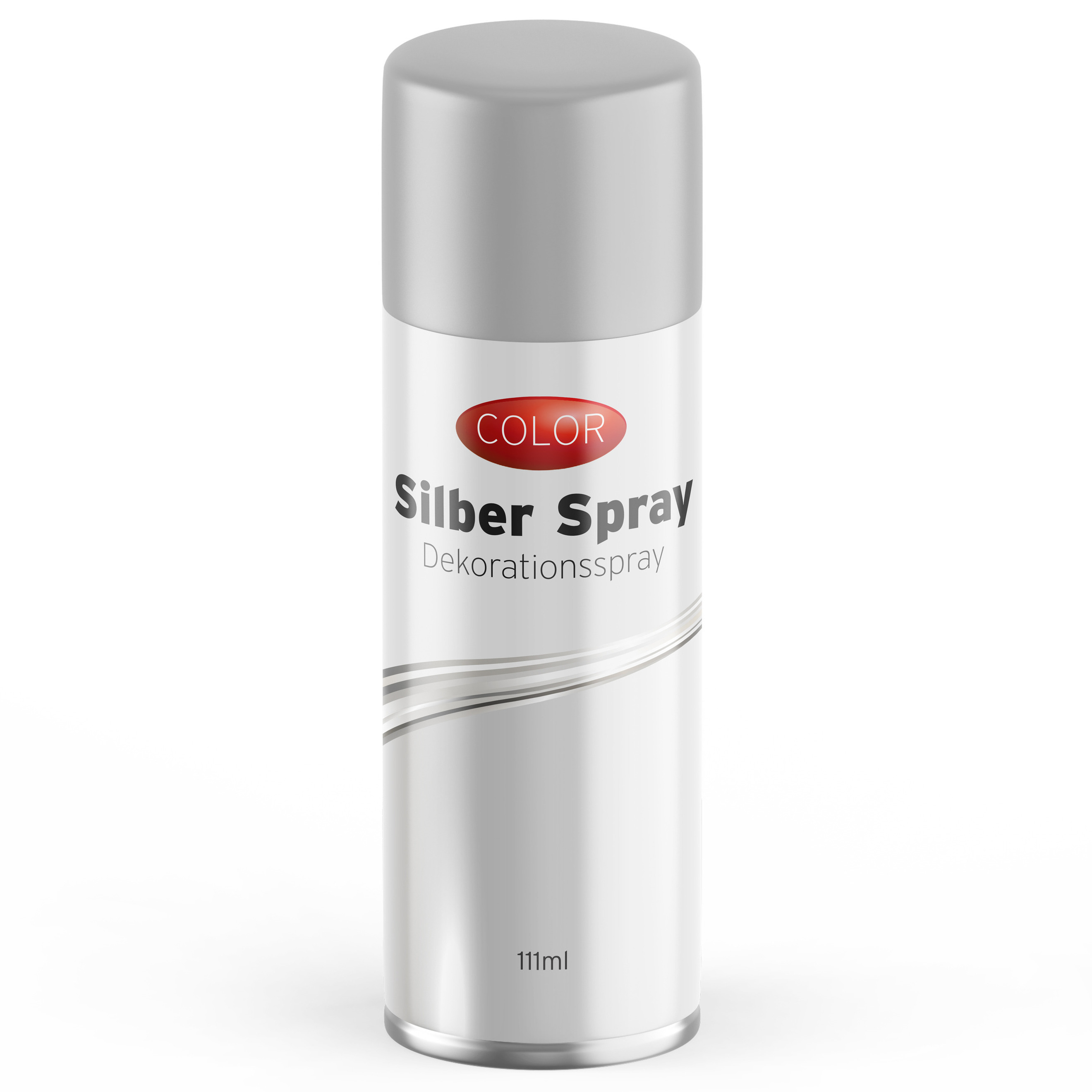 Decoratie spray zilver-zilverspray 111 ml