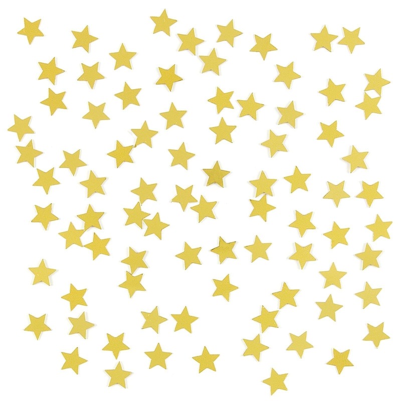 Gouden sterren confetti zakje 15 gram