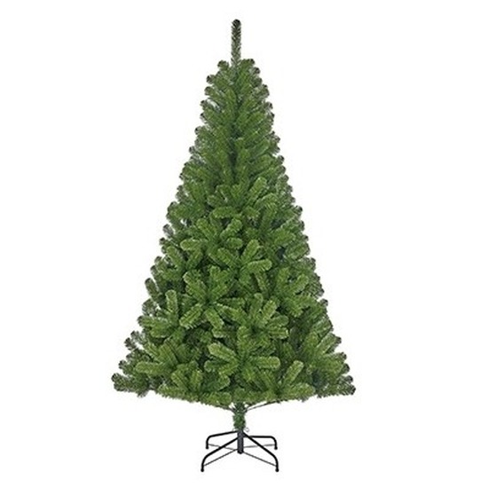Groene kunst kerstboom/kunstboom Charlton 340 tips 155 cm