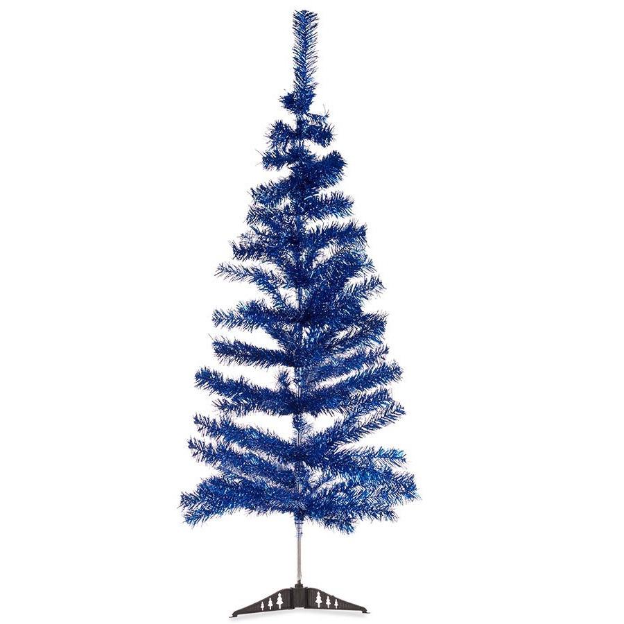 Kleine ijsblauw kerstboom van 120 cm