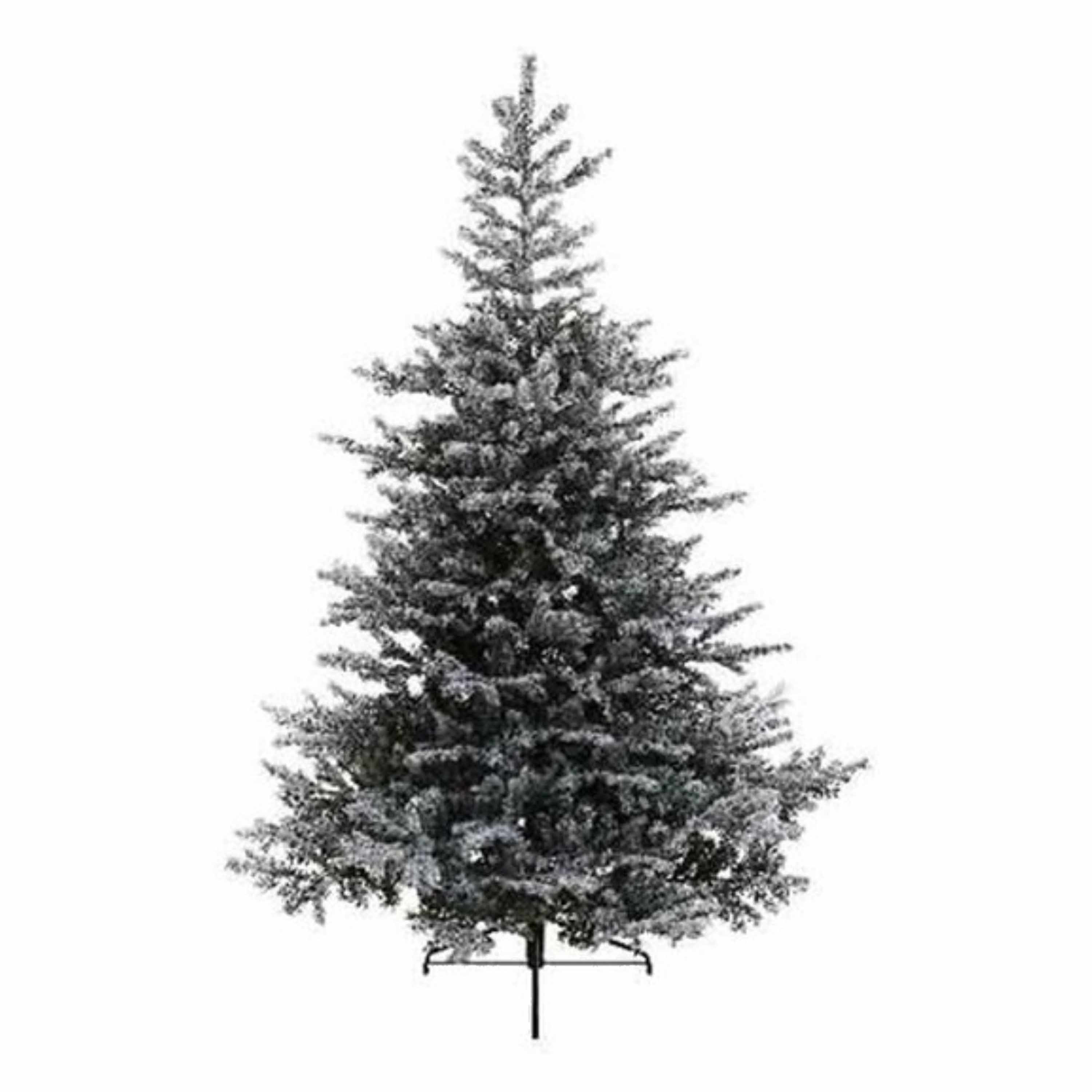 Kunst kerstboom Grandis fir 1038 tips met sneeuw 150 cm