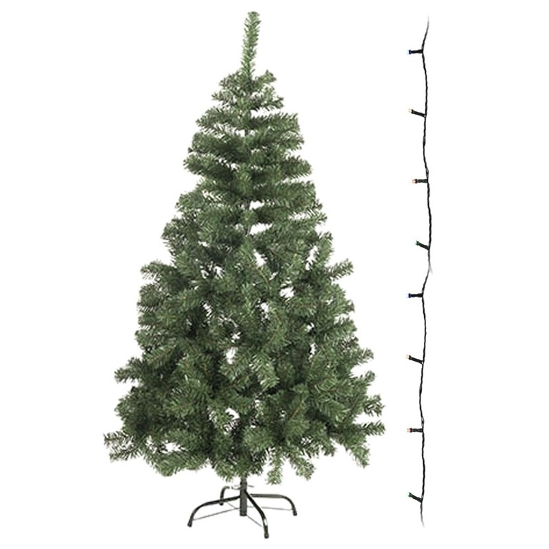 Netjes Met opzet Ingang Mini kunst kerstboom 60 cm met gekleurde verlichting voor kerst bestellen,  Kerst decoratie winkel met Mini kunst kerstboom 60 cm met gekleurde  verlichting