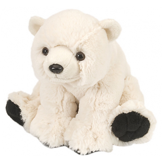 Pluche knuffel ijsbeer 20 cm