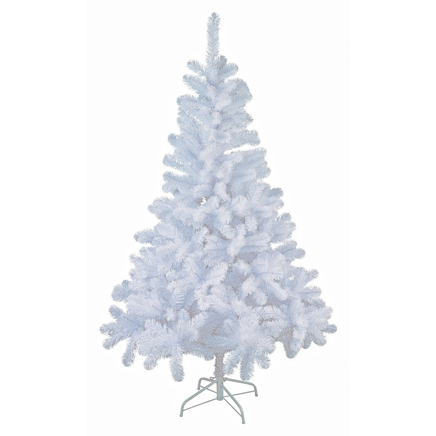 Witte kunst kerstboom/kunstboom 120 cm