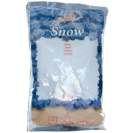 15x Bags of 4 ltr fake snowflakes