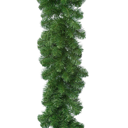 1x Groene dennenslingers / guirlandes extra vol 270 x 30 cm