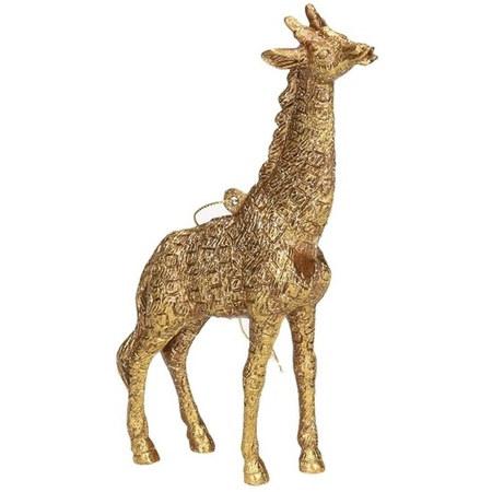2x Pieces christmas tree decoration golden animals