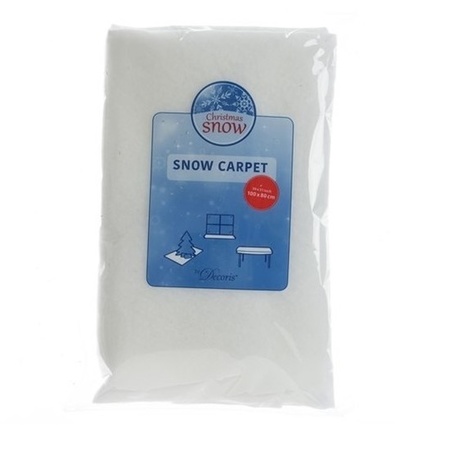 2x Snow blanket / carpet 100 x 80 cm