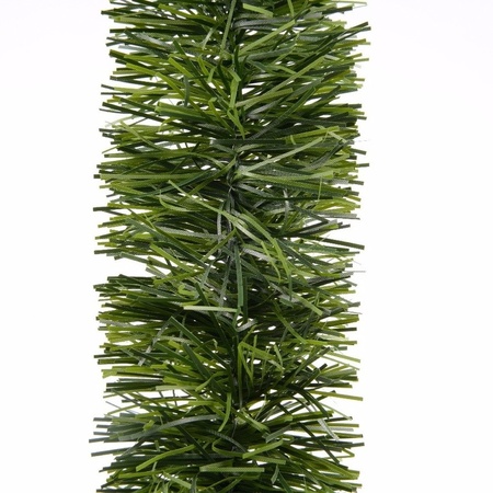 3x Kerstslinger guirlande groen 270 cm