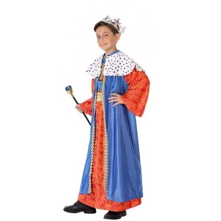 Balthasar Drie Wijzen kostuum voor kids blauw