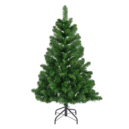 Kunst kerstboom Imperial Pine 120 cm met gekleurde verlichting