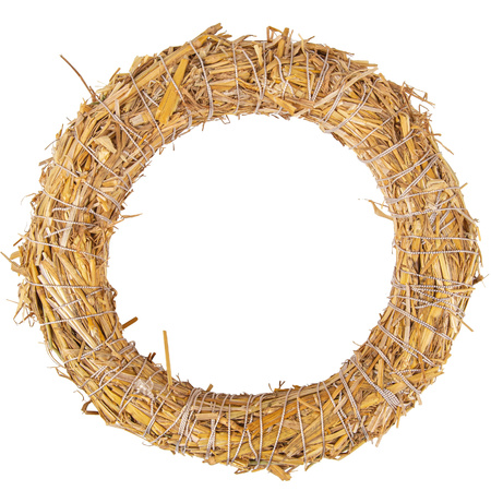 Straw wreath 40 x 6,5 cm