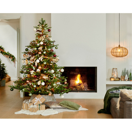Everlands Kunst kerstboom/kunstboom - 210 cm - 2326 tips - groen