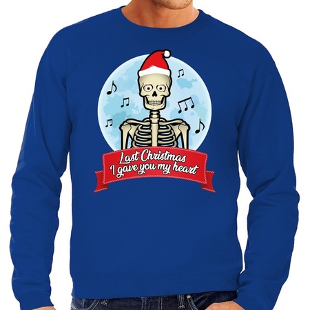 Christmas sweater Last christmas blue for men
