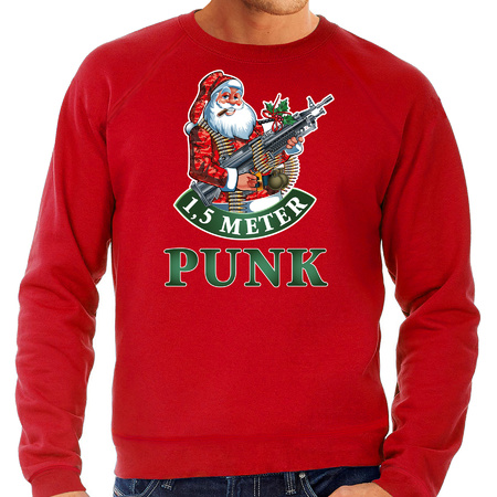 Christmas sweater 1,5 meter punk red for men