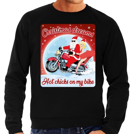 Christmas sweater christmas dreams black for men