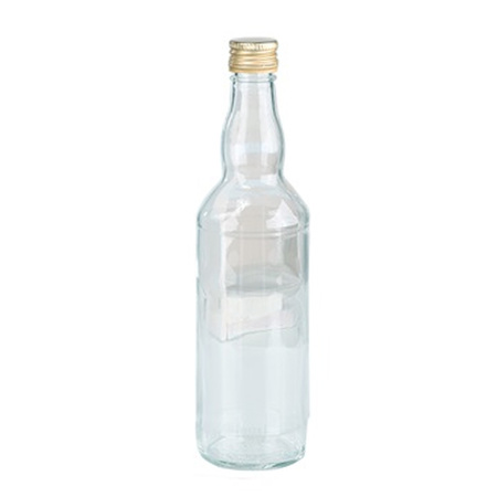 Glass bottle with screw cap 500 ml
