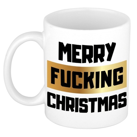 Christmas mug Merry Fucking Christmas 300 ml
