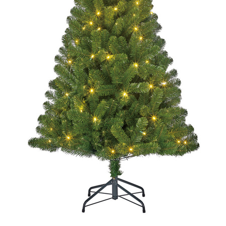 Christmas tree with warm white led lights 120 cm