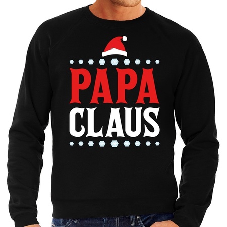 Plus size Christmas sweater Papa Claus black men