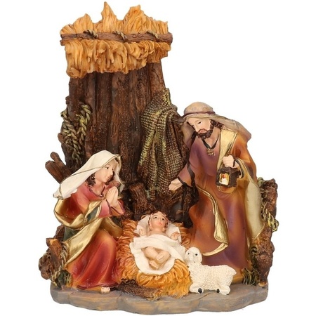 Kerst beeldje geboorte Jezus 16 cm