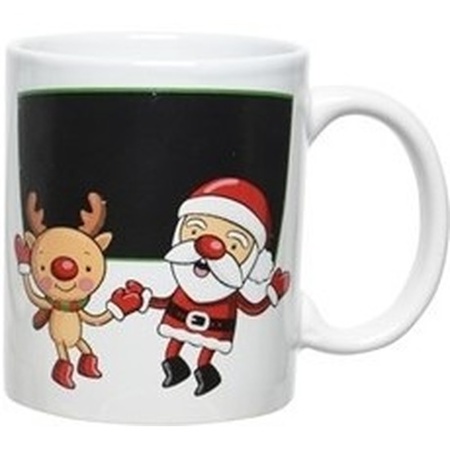 Christmas mug/cup 300 ml reindeer/santa