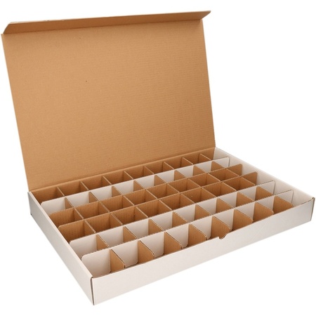 Christmas baubles sorting box with 6 cm compartments