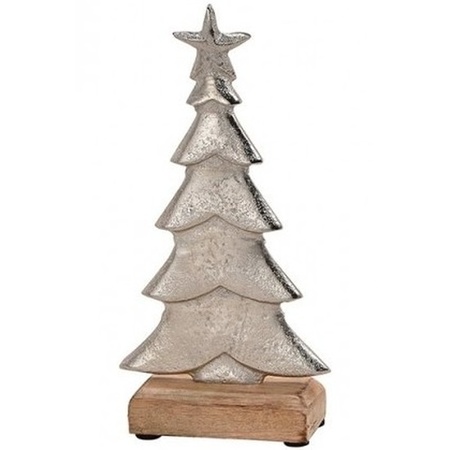 Kerstboom decoratie aluminium 24 cm