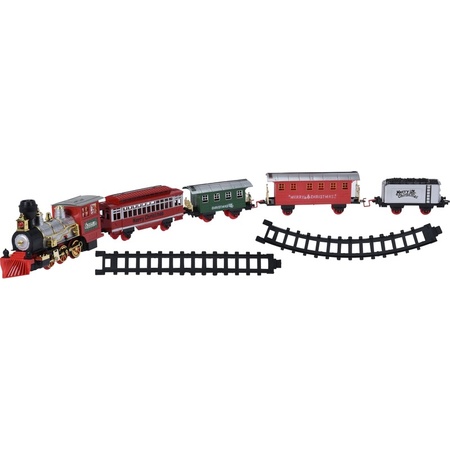 Christmas decoration train 6 m track with light and sound