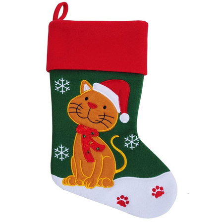 Cats christmas stockings 45 cm