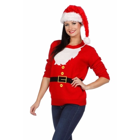 Christmas jumper Santa for women