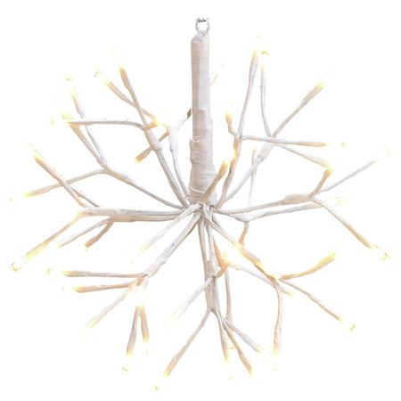 Kerstverlichting lichtbol - 40 cm - verlichte figuren - vuurwerk 