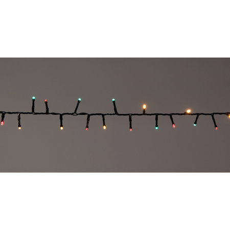 Kerstverlichting lichtsnoer - led lichtjes - groen/rood- 500 leds - 1200 cm