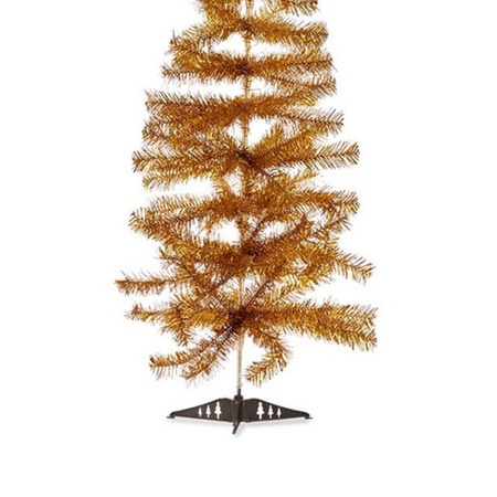 Kleine goud kerstboom van 120 cm