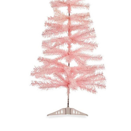 Kleine lichtroze kerstboom van 120 cm