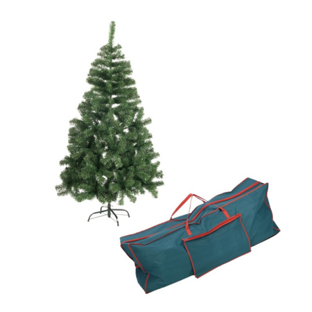 Kunst kerstboom Abies 150 cm inclusief opbergzak