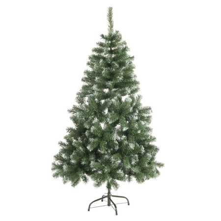 Kunst kerstboom Abies 150 cm witte punten