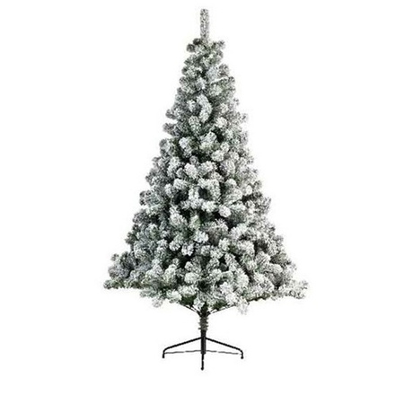 Kunst kerstboom Imperial pine 220 tips met sneeuw 120 cm