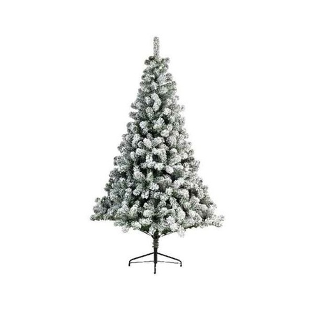Kunst kerstboom Imperial pine 770 tips met sneeuw 210 cm