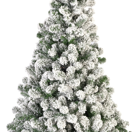 Kunst kerstboom Imperial pine 980 tips met sneeuw 240 cm
