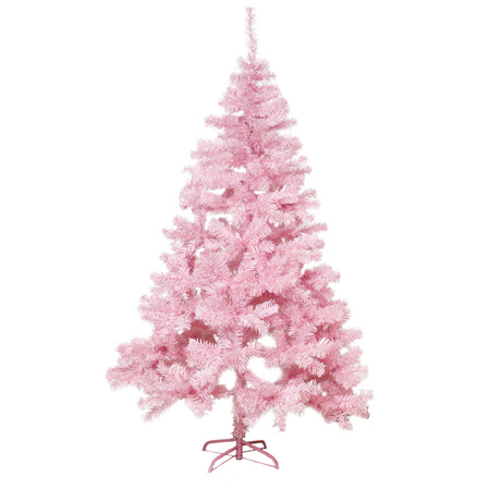 Kunst kerstboom/kunstboom roze 180 cm