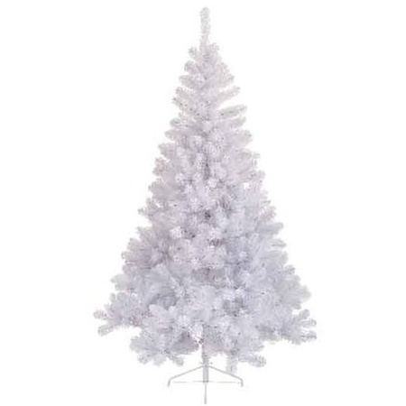 Kunst kerstboom wit Imperial pine 770 tips 210 cm met opbergzak
