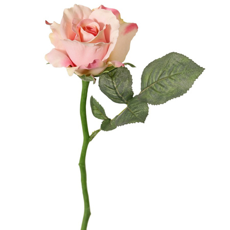 Artificial flowers rose Alice pink 30 cm