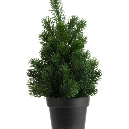 Kunstboom/kunst kerstboom groen 22 cm