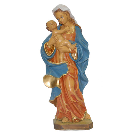Maria beeldje - met kindje Jezus - 25 cm - polystone - religieuze beelden