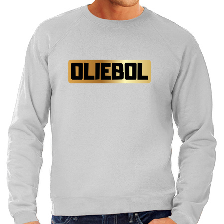 Oliebol foute Oud en nieuw trui/ sweater blauw voor heren