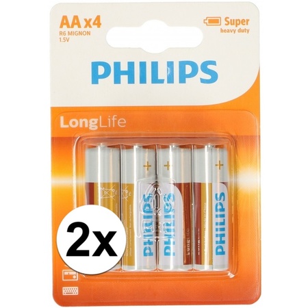 Philips battery 8 pcs AA