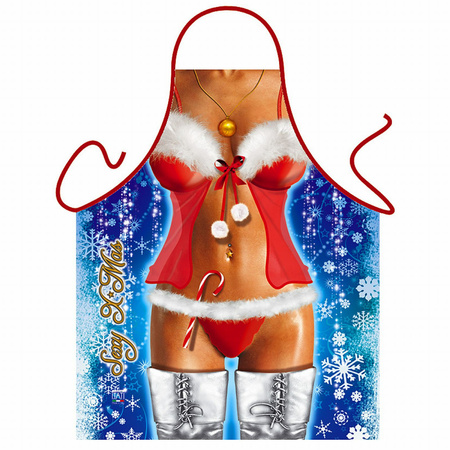 Sexy apron Christmas woman